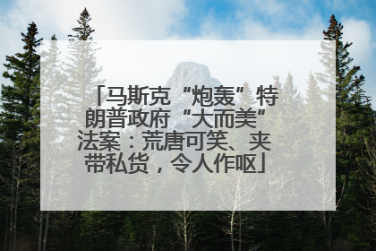 马斯克“炮轰”特朗普政府“大而美”法案：荒唐可笑、夹带私货，令人作呕