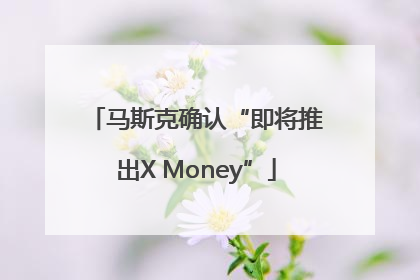 马斯克确认“即将推出X Money”