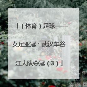（体育）足球——女足亚冠：武汉车谷江大队夺冠（3）