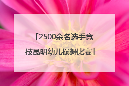 2500余名选手竞技昆明幼儿操舞比赛