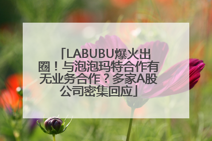 LABUBU爆火出圈！与泡泡玛特合作有无业务合作？多家A股公司密集回应